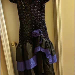 Night Moves Vintage Pom Pom dress 80's